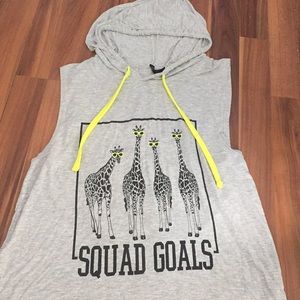 Squad goals hooded tank